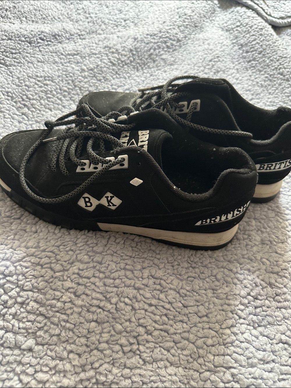 BK Men's Black Athletic Sneakers